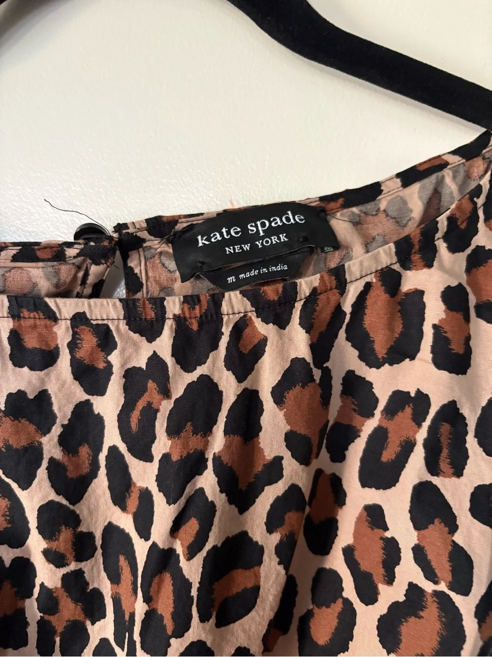 kate spade Leopard Print Midi Dress - Brown & Black